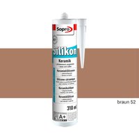 Sopro Silikon Keramik Fugen Fliesen 310ml Abdichtung Farbe braun 1 Stück von SOPRO