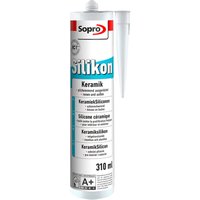 Silikon Keramik Fugen Fliesen 310ml Abdichtung Farbe transparent 12 Stück - Sopro von SOPRO