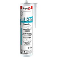 Silikon Keramik Fugen Fliesen 310ml Abdichtung Farbe steingrau 12 Stück - Sopro von SOPRO