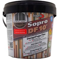 Sopro - df 10 Fliesen 1 kg Design Fuge Fugenmasse Fugenmörtel 1 bis 10mm sandgrau 18 von SOPRO