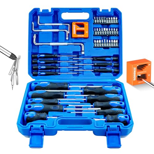 SORAKO Schraubendreher Set, 51PCS Feinmechaniker Schraubendreher Set Magnetisch für Heimwerk, Renovierung und Handwerk, Ideales Männergeschenk von SORAKO
