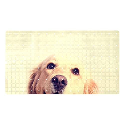 Badewannen- und Duschmatte, rutschfest, Hundemotiv von SORANO
