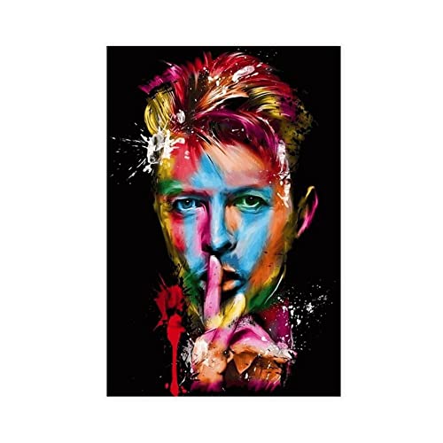 Andy Warhol David Bowie, Leinwand-Poster, Schlafzimmer, Dekoration, Sport, Landschaft, Büro, Raumdekoration, Geschenk, ungerahmt, 20 x 30 cm von SORECI