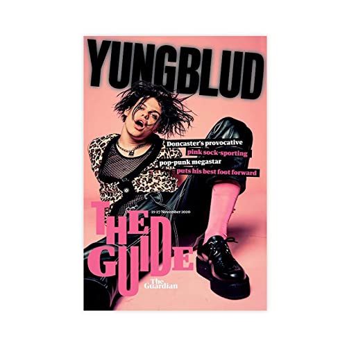 Britischer Musiker Alternative Rocksänger Yungblud Vogue Cover 01 Leinwandposter Schlafzimmer Dekor Sport Landschaft Büro Zimmer Dekor Geschenk ungerahmt 30 x 45 cm von SORECI