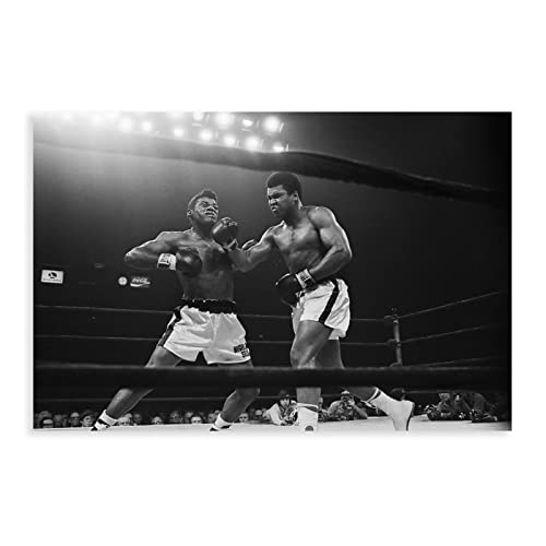 Leinwandposter Muhammad Ali Champion 2, Schlafzimmer, Dekoration, Sport, Landschaft, Büro, Raumdekoration, Geschenk, ungerahmt, 20 x 30 cm von SORECI