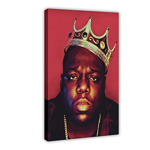 Rapper, Musician Biggie Notorious Big B.I.G 711 Leinwand-Poster, Schlafzimmer, Dekoration, Sport, Landschaft, Büro, Raumdekoration, Geschenk, Rahmen-Stil, 40 x 60 cm von SORECI