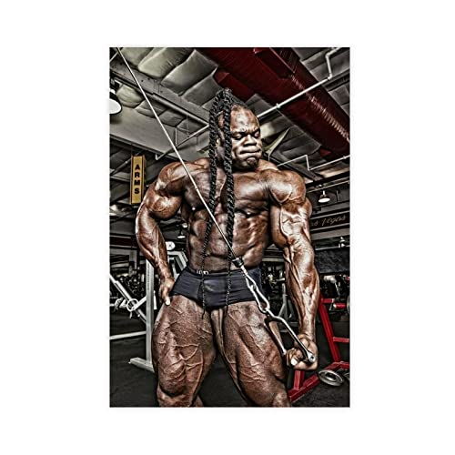 SORECI Bodybuilder Bodybuilder Personal Trainer Künstler und Schauspieler Kai Greene 01 Leinwand-Poster, Wandkunst, Dekordruck, Bild Gemälde für Wohnzimmer, Schlafzimmer, Dekoration, ungerahmt, 50 x von SORECI