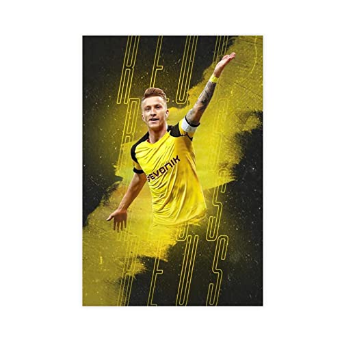 SORECI Marco Reus Sport-Poster, Leinwand, Poster, Wandkunst, Dekor, Bild, Gemälde für Wohnzimmer, Schlafzimmer, Dekoration, ungerahmt, 40 x 60 cm von SORECI