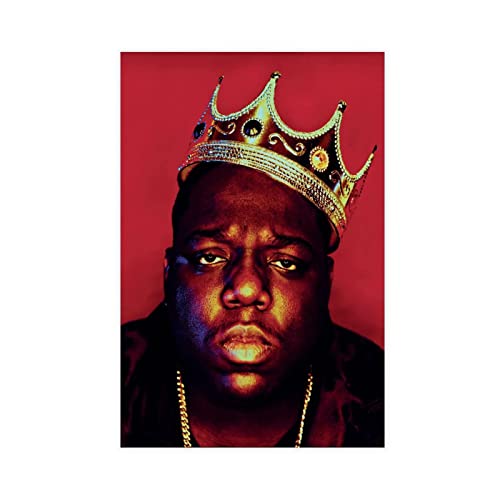 SORECI Rapper, Musiker Biggie Notorious Big B.I.G 711 Leinwand-Poster, Wandkunst, Dekordruck, Bild für Wohnzimmer, Schlafzimmer, Dekoration, ungerahmt, 60 x 90 cm von SORECI