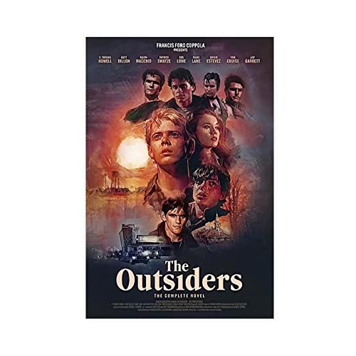 SORECI The Outsiders TV Show Kunstposter Leinwand Poster Wandkunst Dekor Druck Bild Gemälde für Wohnzimmer Schlafzimmer Dekoration ungerahmt 30 x 45 cm von SORECI