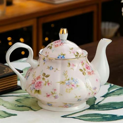 SOREZE 400ML Englisch Britische Teekanne Heizung Basis Porzellan Tee Wärmer Teekanne Set Keramik Warmhalten Ofen von SOREZE