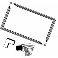 Ersatzteil - Universal-Tür-Dichtung 2000 x1000mm - - von SOS ACCESSOIRE