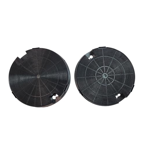 Kohlefilter, rund, Typ amc912 481249038013 (2 Stück) für Whirlpool Dunstabzugshaube akr956ix von SOS ACCESSOIRE