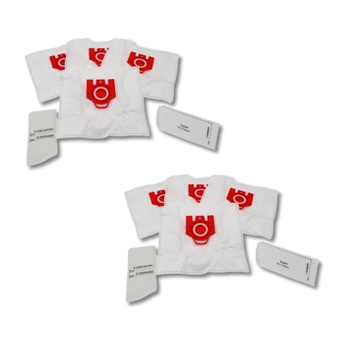 SOS Accessoire 2 Boxen mit 4 synthetischen FJM Staubbeutel kompatibel für Staubsauger SOS Zubehör 9917710 von SOS ACCESSOIRE