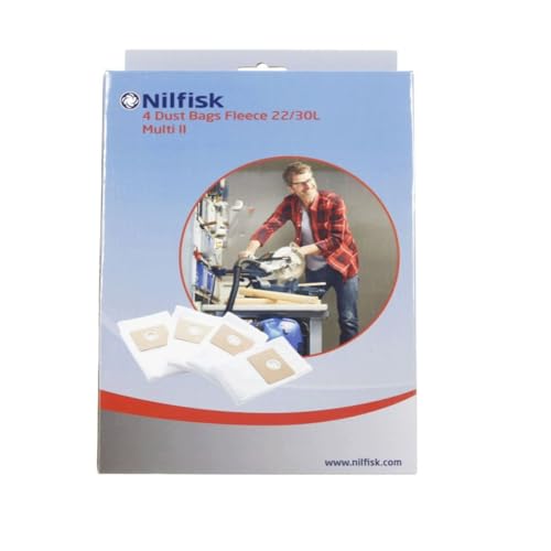 SOS Accessoire 4 Beutel für Multi II 22/ Multi II 30 Staubsauger 107417195 NILFISK von SOS ACCESSOIRE
