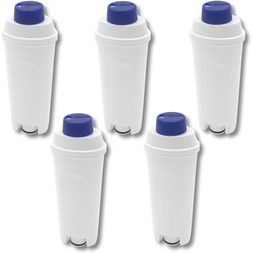 SOS Accessoire 5 Stück Ersatz Wasserfilter für DeLonghi ECAM, Eletta, Dinamica, DLSC002, Magnifica, ETAM Autentica und Diver von SOS ACCESSOIRE