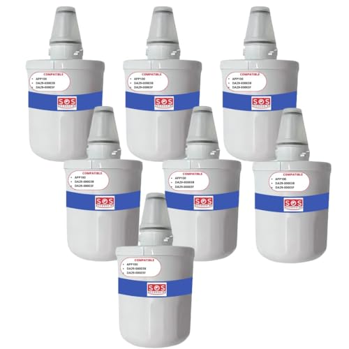 SOS Accessoire 7 x AQUAPURE / APP100 Wasserfilter für Kühlschrank Gefrierschrank Samsung 484000000513, DA29-00003G SOS Accessoire 7 x AQUAPURE / APP100 Wasserfilter für Kühlschrank Gefrierschrank Samsung 484000000513, DA29-00003G von SOS ACCESSOIRE