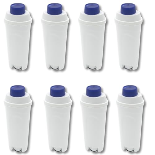 SOS Accessoire 8 Stück Ersatz Wasserfilter für DeLonghi ECAM, Eletta, Dinamica, DLSC002, Magnifica, ETAM Autentica und Diver von SOS ACCESSOIRE