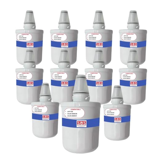 SOS Accessoire AQUAPURE / APP100 Wasserfilter für Kühlschrank Gefrierschrank Samsung 484000000513, DA29-00003G, 11 Stück von SOS ACCESSOIRE