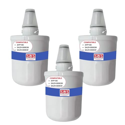 SOS Accessoire AQUAPURE / APP100 Wasserfilter für Kühlschrank Gefrierschrank Samsung 484000000513, DA29-00003G, 3 Stück SOS Accessoire AQUAPURE / APP100 Wasserfilter für Kühlschrank Gefrierschrank Samsung 484000000513, DA29-00003G, 3 Stück von SOS ACCESSOIRE