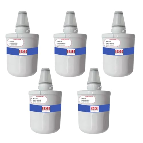 SOS Accessoire AQUAPURE / APP100 Wasserfilter für Kühlschrank Gefrierschrank Samsung 484000000513, DA29-00003G, 5 Stück SOS Accessoire AQUAPURE / APP100 Wasserfilter für Kühlschrank Gefrierschrank Samsung 484000000513, DA29-00003G, 5 Stück von SOS ACCESSOIRE