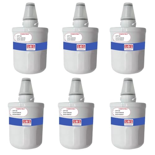 SOS Accessoire AQUAPURE / APP100 Wasserfilter für Kühlschrank Gefrierschrank Samsung 484000000513, DA29-00003G, 6 Stück SOS Accessoire AQUAPURE / APP100 Wasserfilter für Kühlschrank Gefrierschrank Samsung 484000000513, DA29-00003G, 6 Stück von SOS ACCESSOIRE