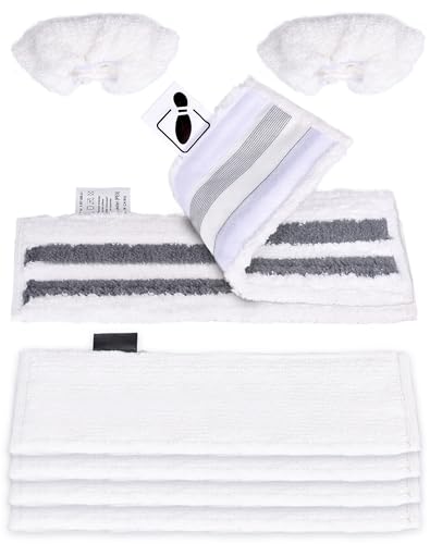 SOSALUK 8er Set für Kärcher Dampfreiniger Zubehör Ersatztücher für Kärcher SC1 SC2 SC3 SC4 SC5 SI4-6 Bodentücher + 2 Mikrofaser-Überzüge - kompatibel mit Kärcher Dampfreiniger Easy Fix SOSALUK 8er Set für Kärcher Dampfreiniger Zubehör Ersatztücher für Kärcher SC1 SC2 SC3 SC4 SC5 SI4-6 Bodentücher + 2 Mikrofaser-Überzüge - kompatibel mit Kärcher Dampfreiniger Easy Fix von SOSALUK