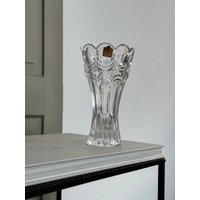 Vintage Bleikristall Vase/Katharinen-Hütte Glasvase 18 cm 780 Gramm Retro Massiv Made in West Germany Boho Style von SOSOSCHOEN