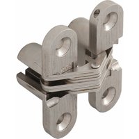 Soss - Einlass-Scharnier, 60x13 mm, öw 180°, Zamak vernickelt von SOSS