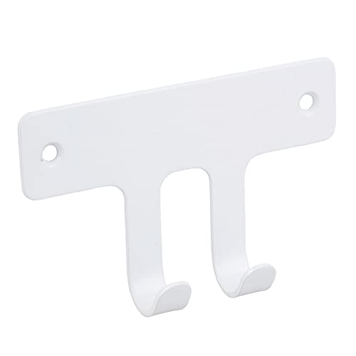 SOSmart24 PURE WHITE Handtuchhaken 2-fach - Weiß Matt - NORDIC MINIMALISM - Handtuchhalter Wandhaken Badezimmer Bad WC Toilette Küche von SOSmart24