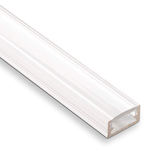 10 Stück SO-TECH® LED Profil-11 Weiß Aufbauprofil 2000 x 14 x 7 mm mit opaler Abdeckung von SOTECH