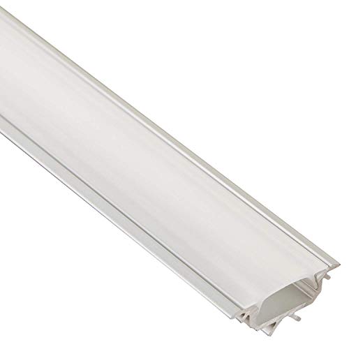 10 Stück SO-TECH® LED Profil-55 Eckprofil 2000 x 22 x 15,6 mm mit opaler Abdeckung von SOTECH