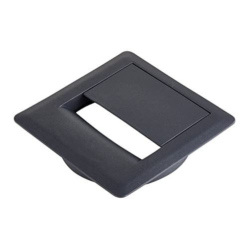 10 Stück SOTECH Kabeldurchführungen anthrazit Einlass-Ø 80 mm Gesamtmaß 93 x 93 mm Kabeldurchlass aus Kunststoff von SOTECH