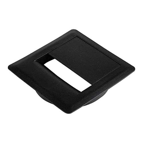10 Stück SOTECH Kabeldurchführungen schwarz Einlass-Ø 80 mm Gesamtmaß 93 x 93 mm Kabeldurchlass aus Kunststoff von SOTECH