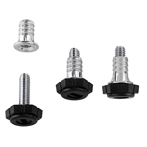10 Stück Sotech Verstellschraube M6 x 20,9 mm (Gesamtlänge inkl. Bodengleiter: 27,7 mm) mit Einschlagmutter Verstellfüße Stellfüße Möbel-Regulierschraube Justierschraube Möbelschraube von SOTECH