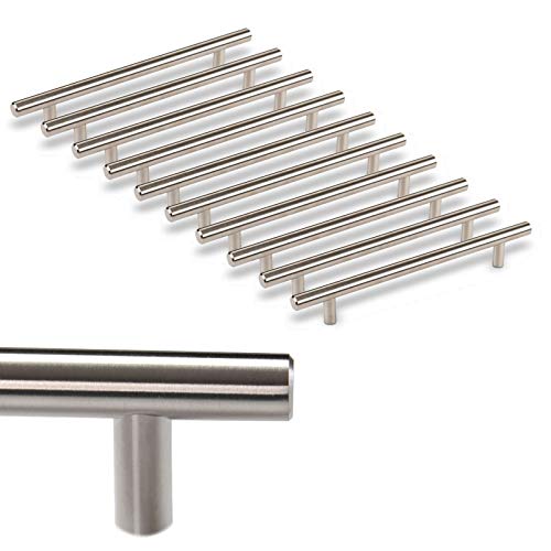 10 x SO-TECH® Möbelgriff G17 echt Edelstahlrohr Ø 12 mm/BA 160 mm Stangengriffe Relinggriffe von SOTECH
