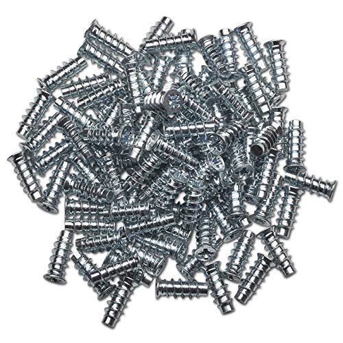 100 x SO-TECH® Euroschraube 6,3 x 11 mm (Kopfdurchmesser: 7,7 mm) Vario Spezialschraube Vollgewinde Bohrung 5 mm mit Senkkopf von SOTECH