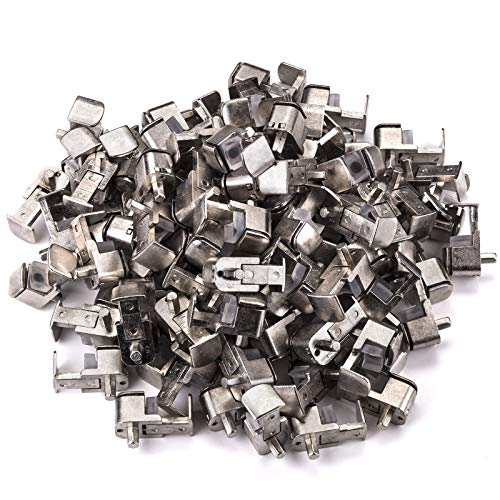 100 x SO-TECH® Tablarhalter E420 Regalbodenträger Holzbodenträger verzinkt mit Kippsicherung von SOTECH