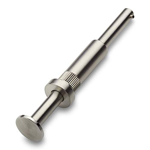 2 x Garderobenhaken EXTURA Ø 8 mm x 108 mm echt Edelstahl versenk-/ausziehbar zum Einlassen und verkleben in Platten mit min. 19 mm Stärke Kleiderhaken von SO-TECH® von SOTECH