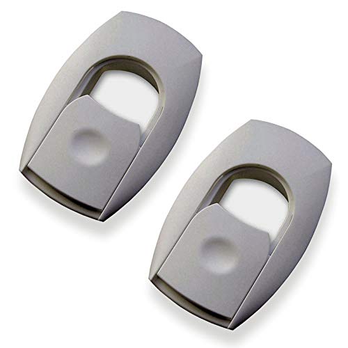 2 x SO-TECH® Kabeldurchführung RONDO I (Einbau-Ø 60 mm) Kabelkanal Tischdurchlass Schreibtischkanal silbergrau von SOTECH