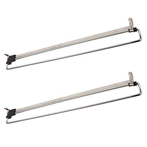 2 x SO-TECH® Kleiderbügelhalter Kleiderbügelauszug ausziehbar 500 mm von SOTECH