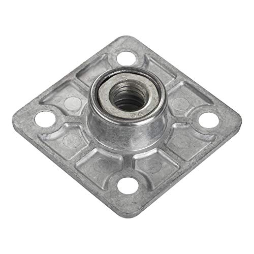 2 x Tischbeinverbinder KEA eckig 47,5 x 47,5 mm für M10 Gewindeschraube Tischbeschlag Befestigungsplatte von SO-TECH® von SOTECH