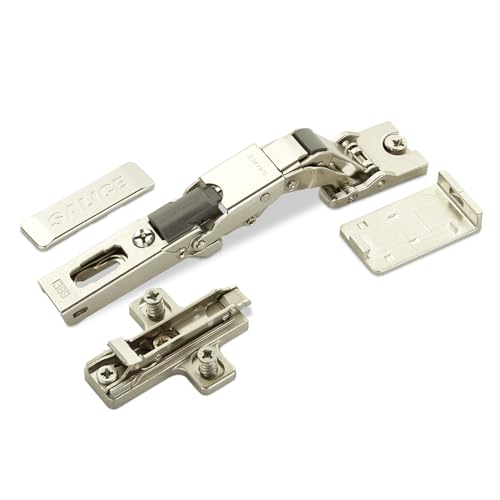 2er Set Salice Push Open Universalscharnier 110° für Glas- und Spiegeltüren inkl. Kreuzplatte Höhe 3 mm mit Euroschrauben, Exzenterverstellung, Schrankscharniere mit Abdeckkappen 2er Set Salice Push Open Universalscharnier 110° für Glas- und Spiegeltüren inkl. Kreuzplatte Höhe 3 mm mit Euroschrauben, Exzenterverstellung, Schrankscharniere mit Abdeckkappen von SOTECH