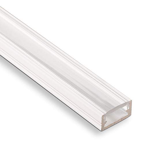 3 Stück SO-TECH® LED Profil-11 Weiß Aufbauprofil 2000 x 14 x 7 mm mit klarer Abdeckung von SOTECH
