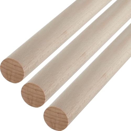 3 Stück SOTECH Buche Rundstäbe glatt Ø30 x 1000 mm Rundhölzer Holzstäbe zum Basteln oder als Garderobenstangen 3 Stück SOTECH Buche Rundstäbe glatt Ø30 x 1000 mm Rundhölzer Holzstäbe zum Basteln oder als Garderobenstangen von SOTECH