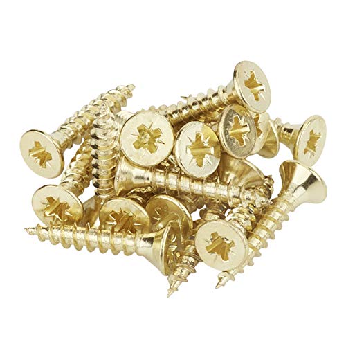 34 Stück Schrauben Messingoptik für 1000 mm Stangenscharnier Klavierband Türscharnier Bandscharnier von SOTECH 34 Stück Schrauben Messingoptik für 1000 mm Stangenscharnier Klavierband Türscharnier Bandscharnier von SOTECH von SOTECH