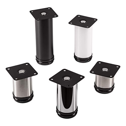 4er-Set Möbelfuß Jimmy Chrom Ø 50 mm/Höhe: 100 mm Bettfuß von SO-TECH von SOTECH