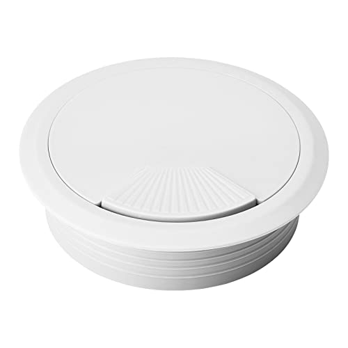 5 Stück SOTECH Kabeldurchführungen weiß Einlass-Ø 80 mm Gesamt-Ø 94 mm Kabeldurchlass aus Kunststoff von SOTECH