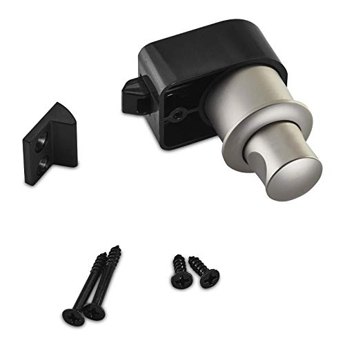 5 x Push-Lock Möbelschlösser CAMPIA Edelstahloptik matt Druckschlösser Türriegel für Caravan & Boot von SO-TECH von SOTECH