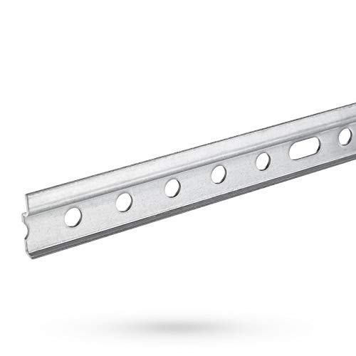 1 x SOTECH Aufhängeschiene 2000 mm | Oberschrank Aufhänger aus verzinktem Stahl | Schrankaufhängung für Wandmontage | 2000 x 29 x 7 mm | kürzbar 1 x SOTECH Aufhängeschiene 2000 mm | Oberschrank Aufhänger aus verzinktem Stahl | Schrankaufhängung für Wandmontage | 2000 x 29 x 7 mm | kürzbar von SOTECH
